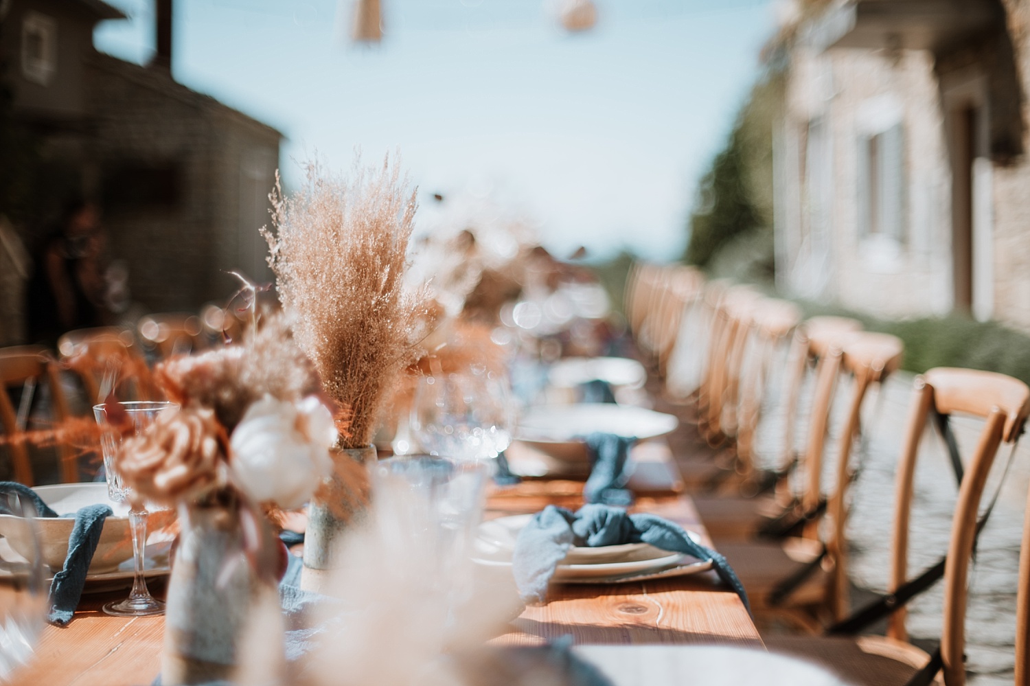 destination wedding croatia - wedding table setup